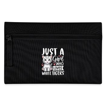 Juste une fille qui aime les tigres blancs - Trousse - noir - Devant