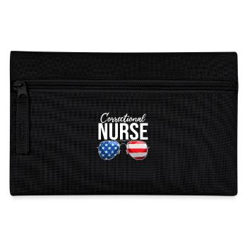 Correctional Nurse USA Sonnenbrille Lustig Medizinisch - Federtasche - Schwarz - Vorne