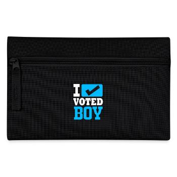 Baby Shower July Expectant Mom Team Boy - Pencil Case - black - Front