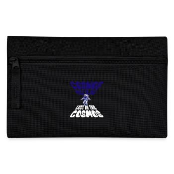 Lost in the Cosmos - Astronaut - Weltall - Federtasche - Schwarz - Vorne