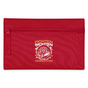 Spruce sifting, woodworking, lumberjack, forestry work - Pencil Case - red - Front