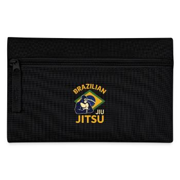 Brazilian Jiu Jitsu Gorilla - Federtasche - Schwarz - Vorne