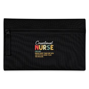 Krankenschwester Retro Medical - Federtasche - Schwarz - Vorne