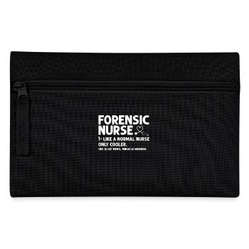 Forensische Krankenschwester Lustige Definition Sane RN Krankenpflege - Federtasche - Schwarz - Vorne
