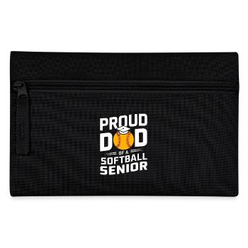 Fier diplômé de l’école secondaire Softball Dad - Trousse - noir - Devant