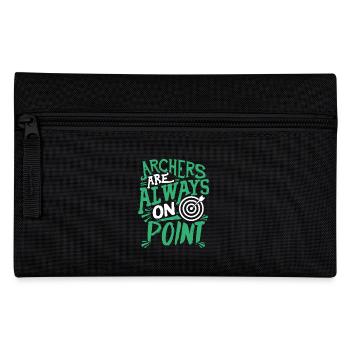 Archers Are Always On Point - Pencil Case - black - Front