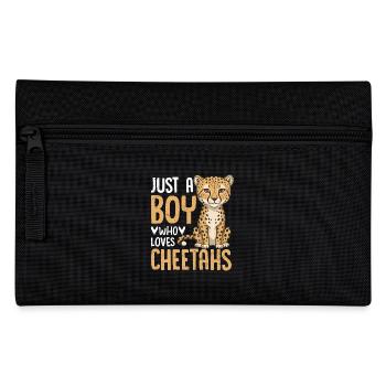 Just a Boy Who Loves Cheetahs - Federtasche - Schwarz - Vorne