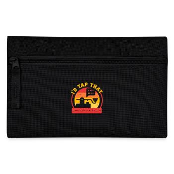 Morsecode Morse Code I'd Tap That - Federtasche - Schwarz - Vorne