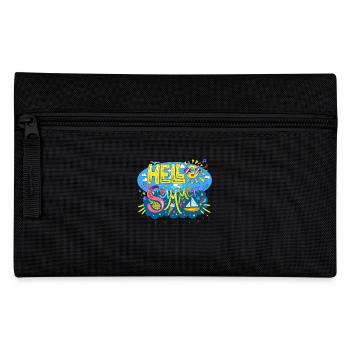 Hello Summer Fun Colorful Design - Pencil Case - black - Front