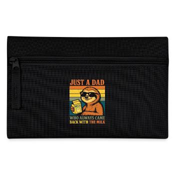 Juste un papa qui revenait toujours, papa paresseux - Trousse - noir - Devant