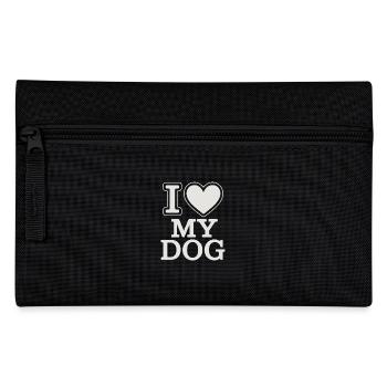 J’aime mon chien – Heart Design - Trousse - noir - Devant