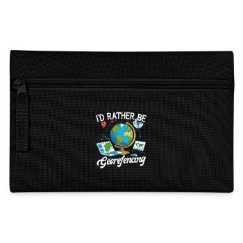 Geographic Information Systems Georefencing - Pencil Case - black - Front