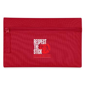 Escrima Arnis Kampfsport Respect The Stick - Federtasche - Rot - Vorne