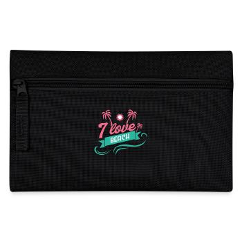 I Love Beach Cool Summer Design - Federtasche - Schwarz - Vorne