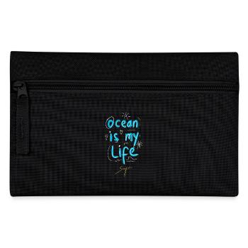 Ocean is My Life Cool Design - Federtasche - Schwarz - Vorne