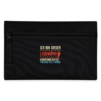 Läufer ICH BIN DIESER LEGENDÄRE MARATHONLÄUFER - Federtasche - Schwarz - Vorne