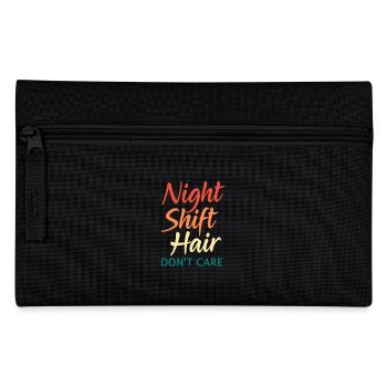 Night Shift Nurse Hospital Nursing - Pencil Case - black - Front