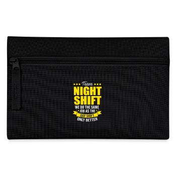 Night Shift Nurse Hospital Nursing - Pencil Case - black - Front
