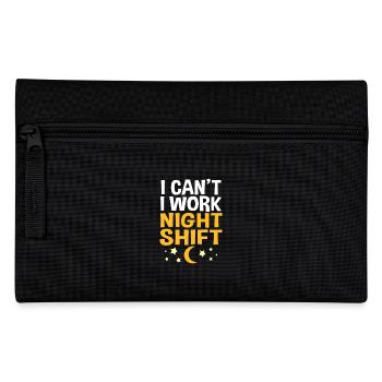 Night Shift Hospital Nursing Nurse - Pencil Case - black - Front