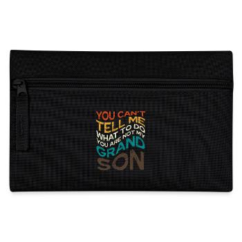 You're Not My Grandson Saying - Pencil Case - black - Front