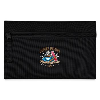 Mathematician Coffee Math Teacher Coffee Lover - Federtasche - Schwarz - Vorne