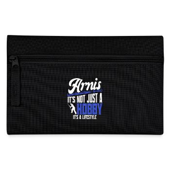 Escrima Arnis It's Not Just A Hobby - Federtasche - Schwarz - Vorne