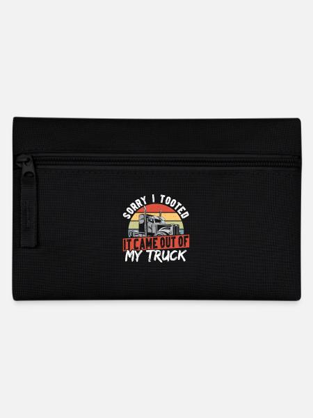 LKW -Fahrer LKW Truck Lastwagen - Federtasche - Schwarz