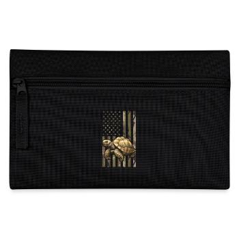 Some best friends never say a word, Sulcata - Pencil Case - black - Front