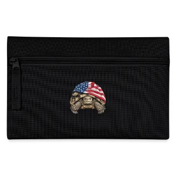 Some best friends never say a word, Sulcata - Pencil Case - black - Front