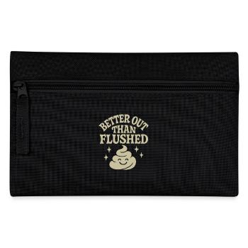 Komposttoilette Life Eco Humor Off Grid Badezimmer - Federtasche - Schwarz - Vorne