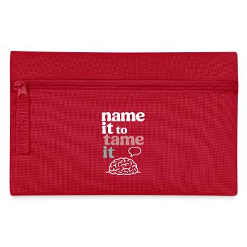 Thérapie Affirmation Pleine conscience Citation Sentiments - Trousse - rouge - Devant