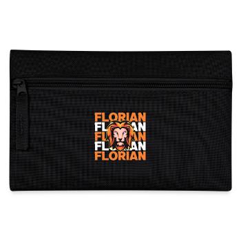 Leo Florian - Pencil Case - black - Front