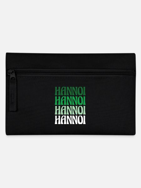 Hannoi Hannover Dialekt Geschenk - Federtasche - Schwarz