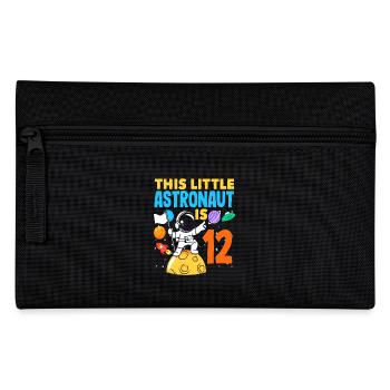 This little astronaut will be 12 years old - Pencil Case - black - Front