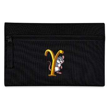 BUCHSTABE Y - Federtasche - Schwarz - Vorne