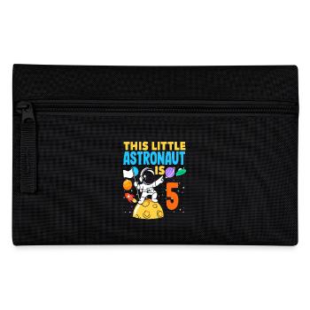 Ce petit astronaute aura 5 ans - Trousse - noir - Devant