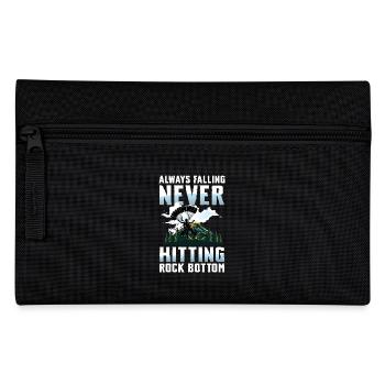 Always Falling Never Hitting Rock Bottom - Pencil Case - black - Front
