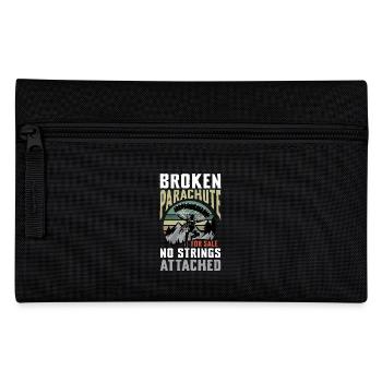 Broken Parachute No Strings Attached Abenteuer - Federtasche - Schwarz - Vorne