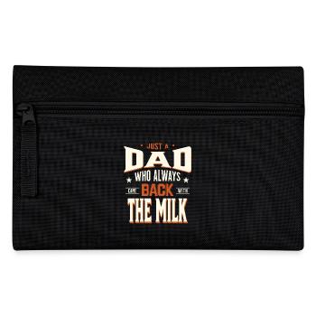 Nur ein Vater, der immer mit der Milch zurückkam - Federtasche - Schwarz - Vorne