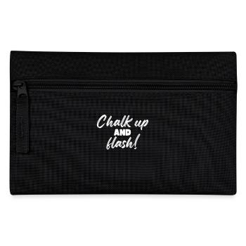 Boulderer Chalk Up Und Flash Bouldering - Federtasche - Schwarz - Vorne