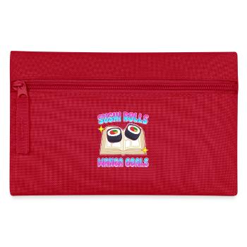 Kawaii Japonais Anime Manga Otaku Sushi - Trousse - rouge - Devant