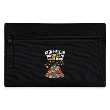Daycare Heroine Where Chaos Becomes Magic Kindergarten Teacher - Pencil Case - black - Front