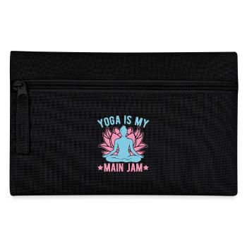 Yoga Is My Main Jam Funny Yoga - Pencil Case - black - Front