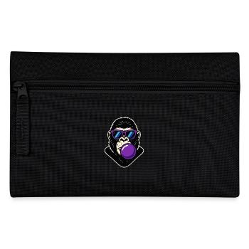 Gorille à bulles - Trousse - noir - Devant