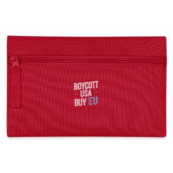 Pro-Europe Boycott USA Buy EU - Pencil Case - red - Front