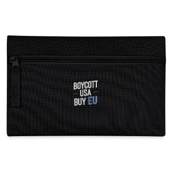 Pro-Europe Boycott USA Buy EU - Pencil Case - black - Front