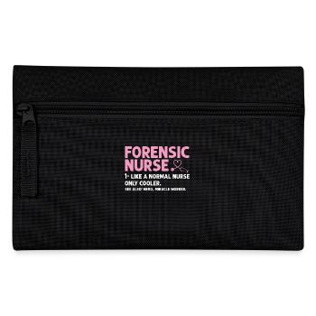 Forensic Nurse Funny Definition Healthcare - Pencil Case - black - Front