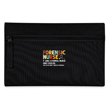 Infirmière médico-légale Drôle Définition Infirmière saine d’ - Trousse - noir - Devant