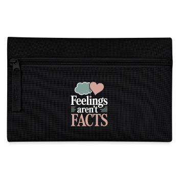 Therapy Affirmation Mindfulness Quote Feelings - Pencil Case - black - Front