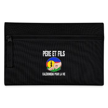 père et fils papa calédonien nouvelle-calédonie - Trousse - noir - Devant